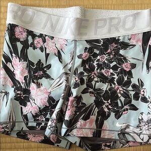 Nike Floral Print Boyshort in Light Blue floral